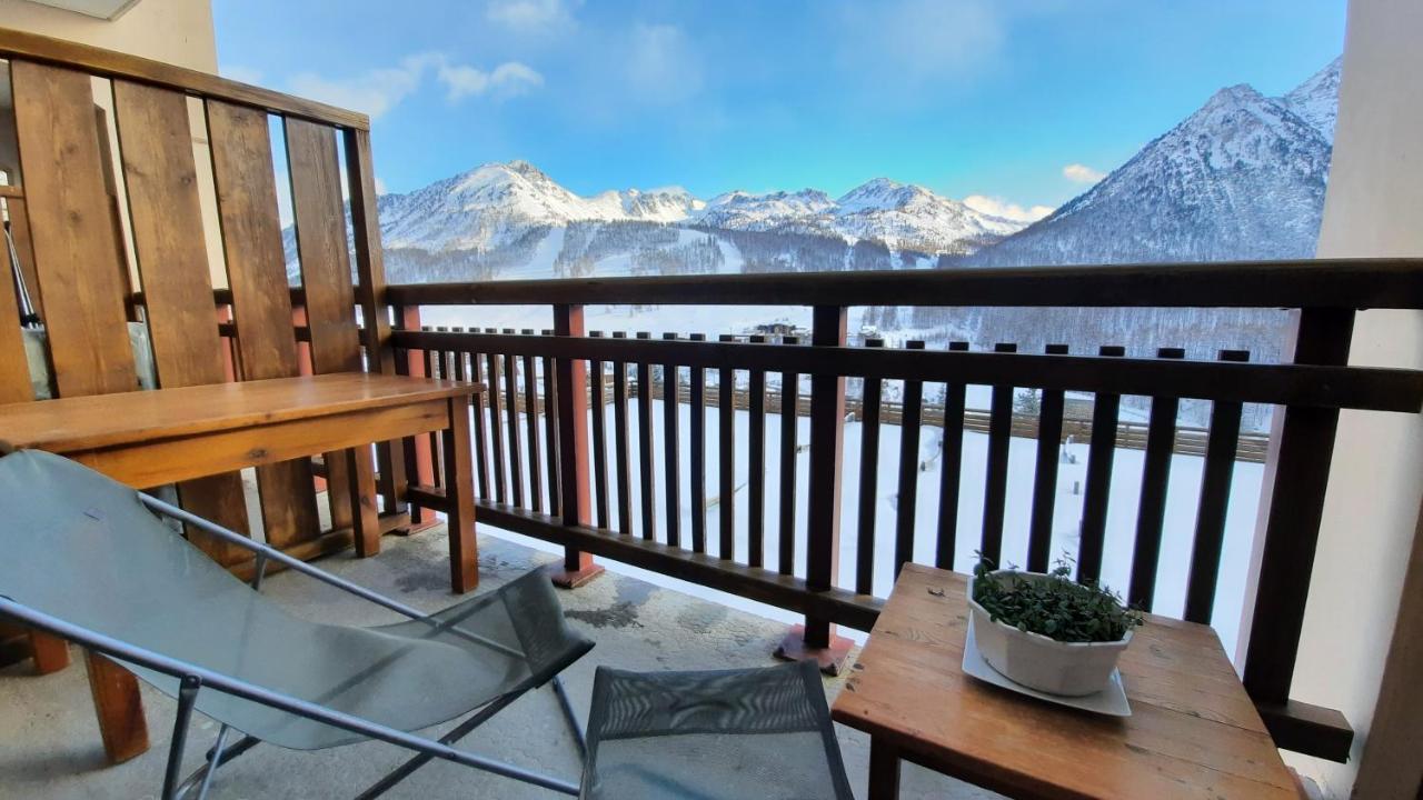 Appartamento Le Cocon Des Neiges Monginevro Esterno foto